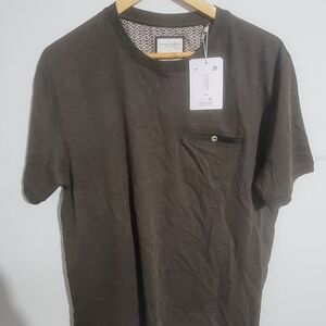Denim & Flower Dark Brown Men's Short Sleeve Tee